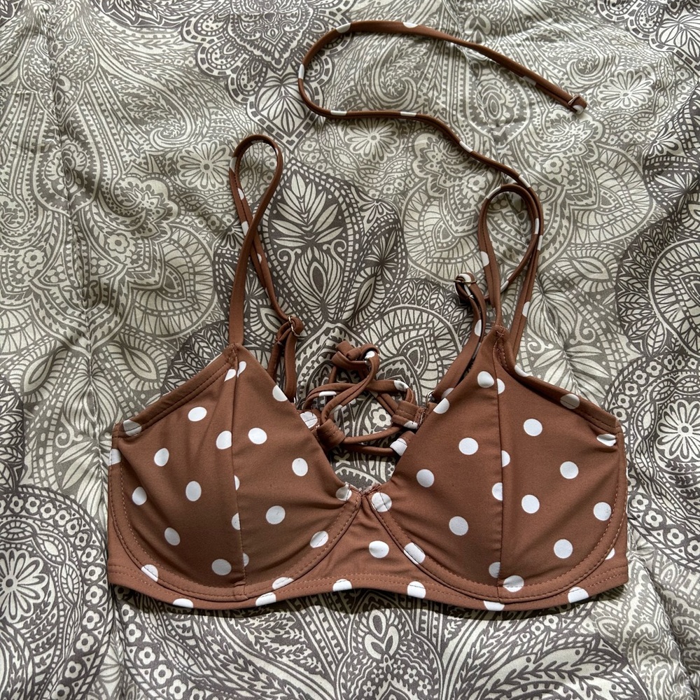 Poke A Dot Bikini Time And True Top
